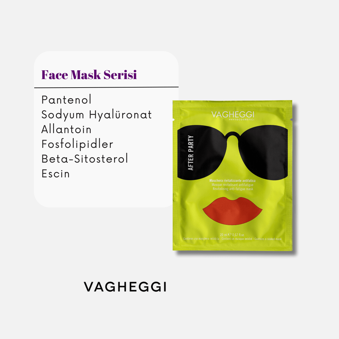 Vagheggi After Party Canlandırıcı, Yorgunluk Önleyici Maske