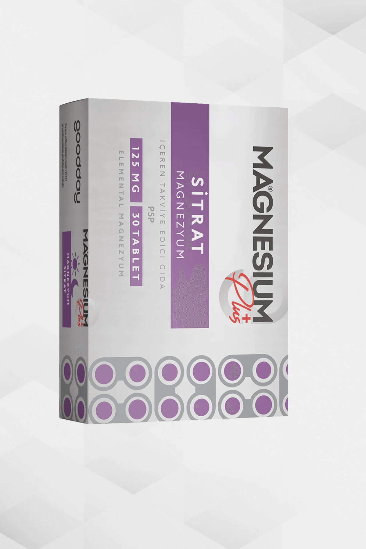 GOODDAY MAGNESIUM PLUS S (MAGNEZYUM SİTRAT) & P5P 30 TABLET