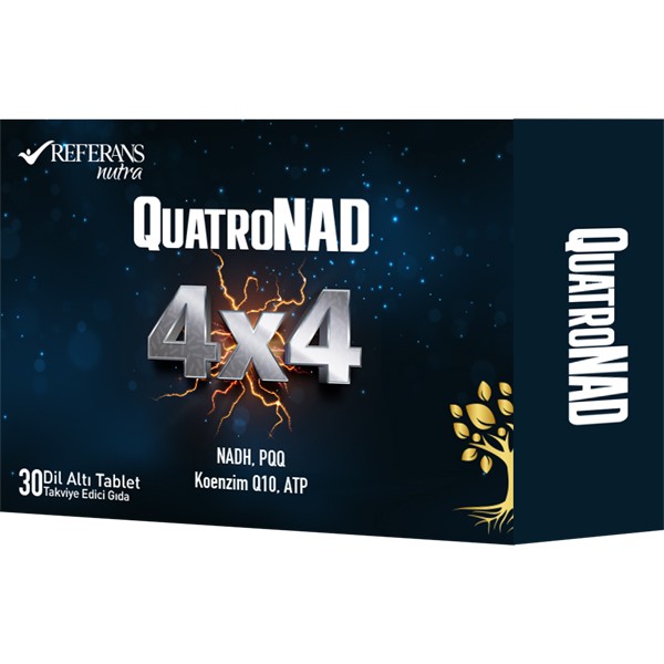 Referans Nutra QuatroNAD 30 Dilaltı Tablet