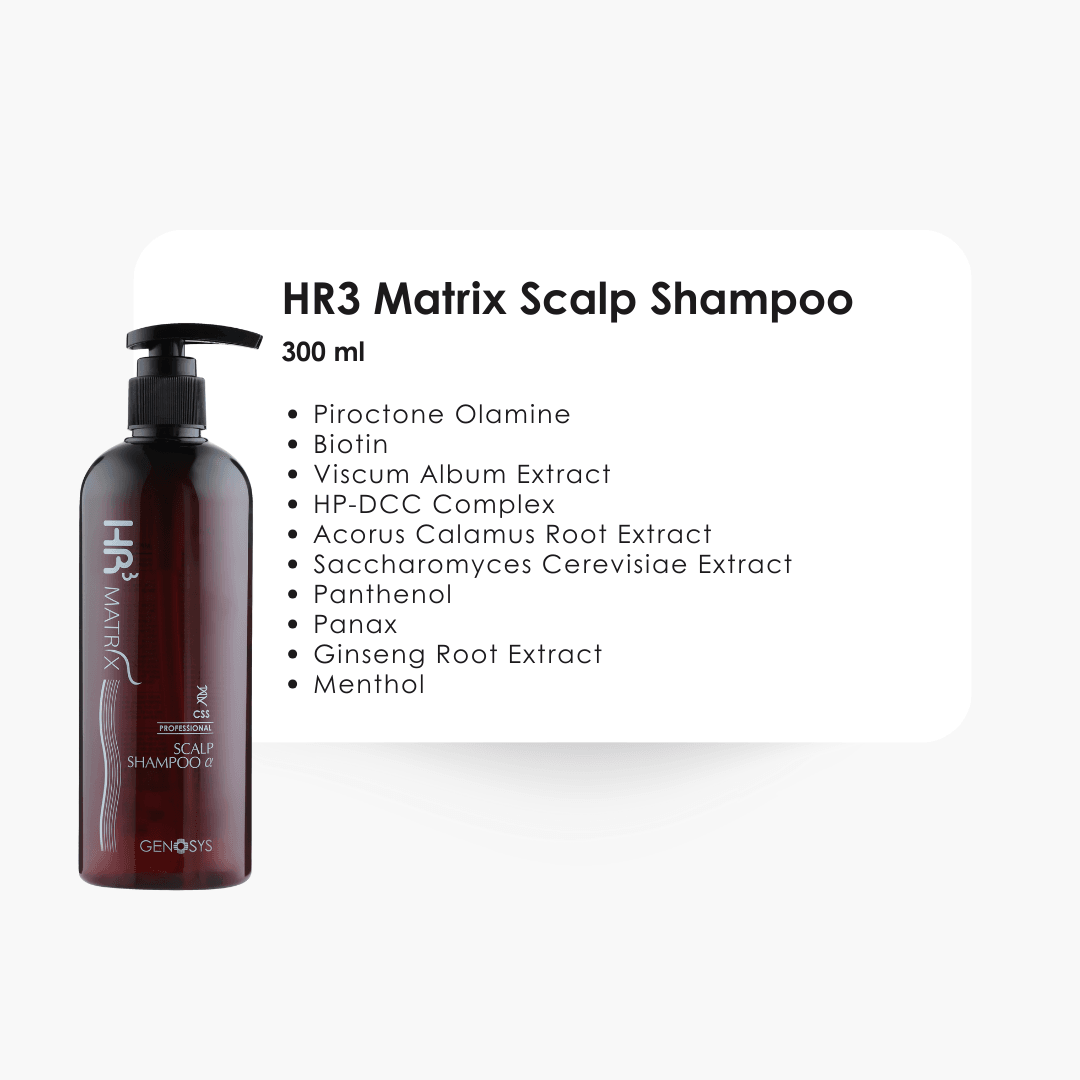 Genosys HR³ Matrix Scalp Shampoo α 300 ml