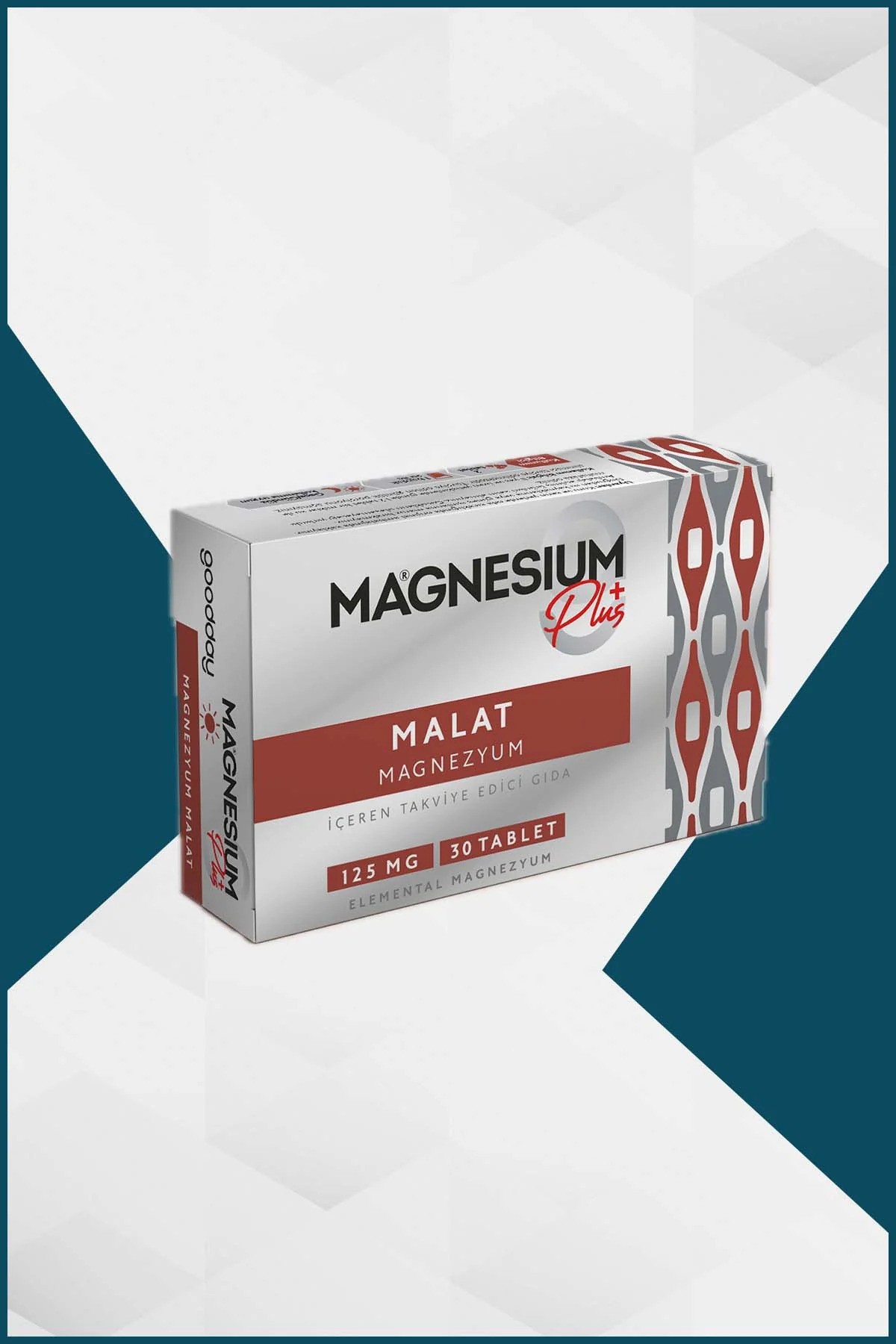 GOODDAY MAGNESIUM PLUS M (MAGNEZYUM MALAT) 30 TABLET