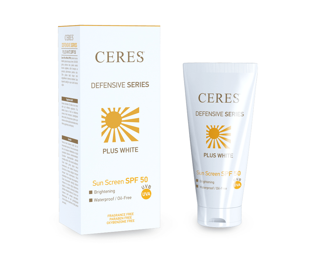 Ceres Plus White Lekeye Eğilimli Ciltler için Güneş Kremi