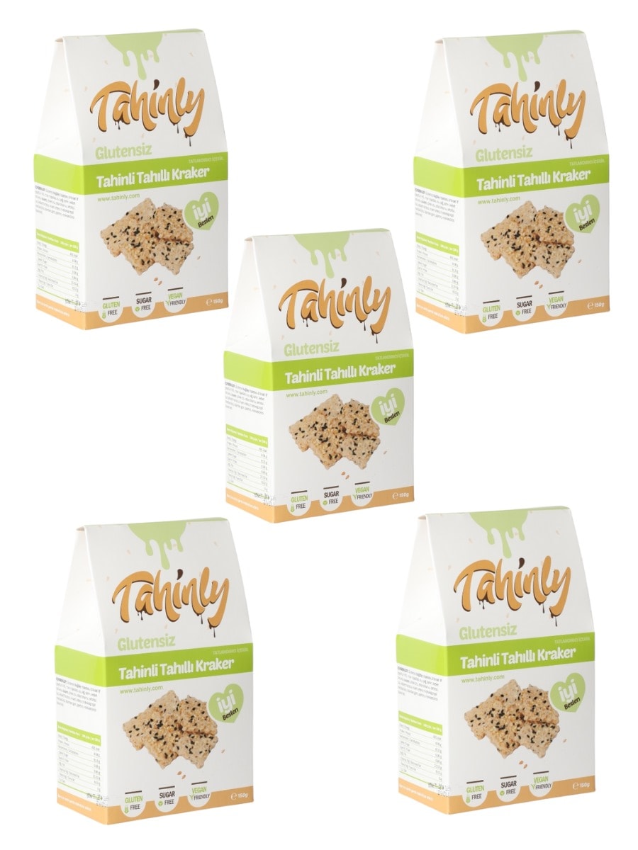 5'li Glutensiz Tahinli Tahıllı Kraker
