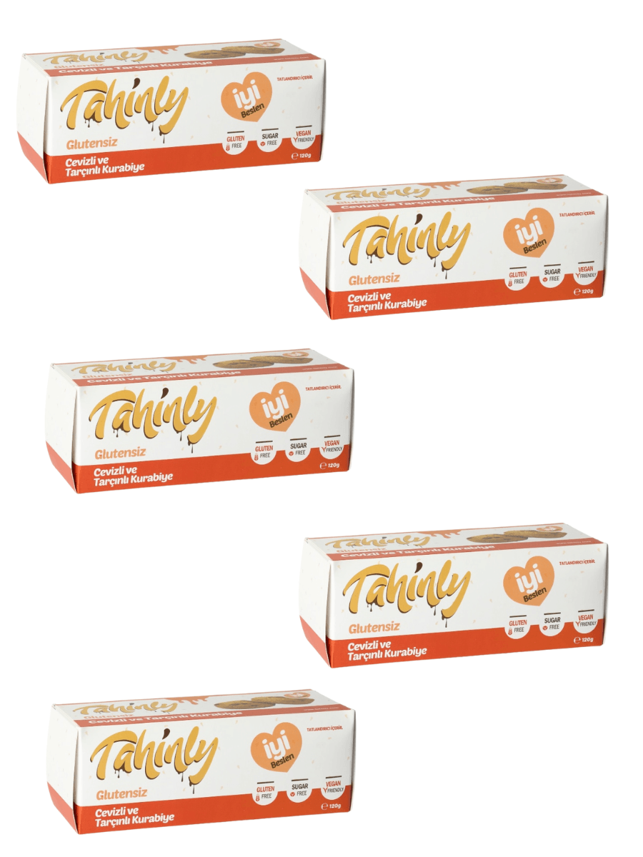 5'li Glutensiz Cevizli ve Tarçınlı Kurabiye