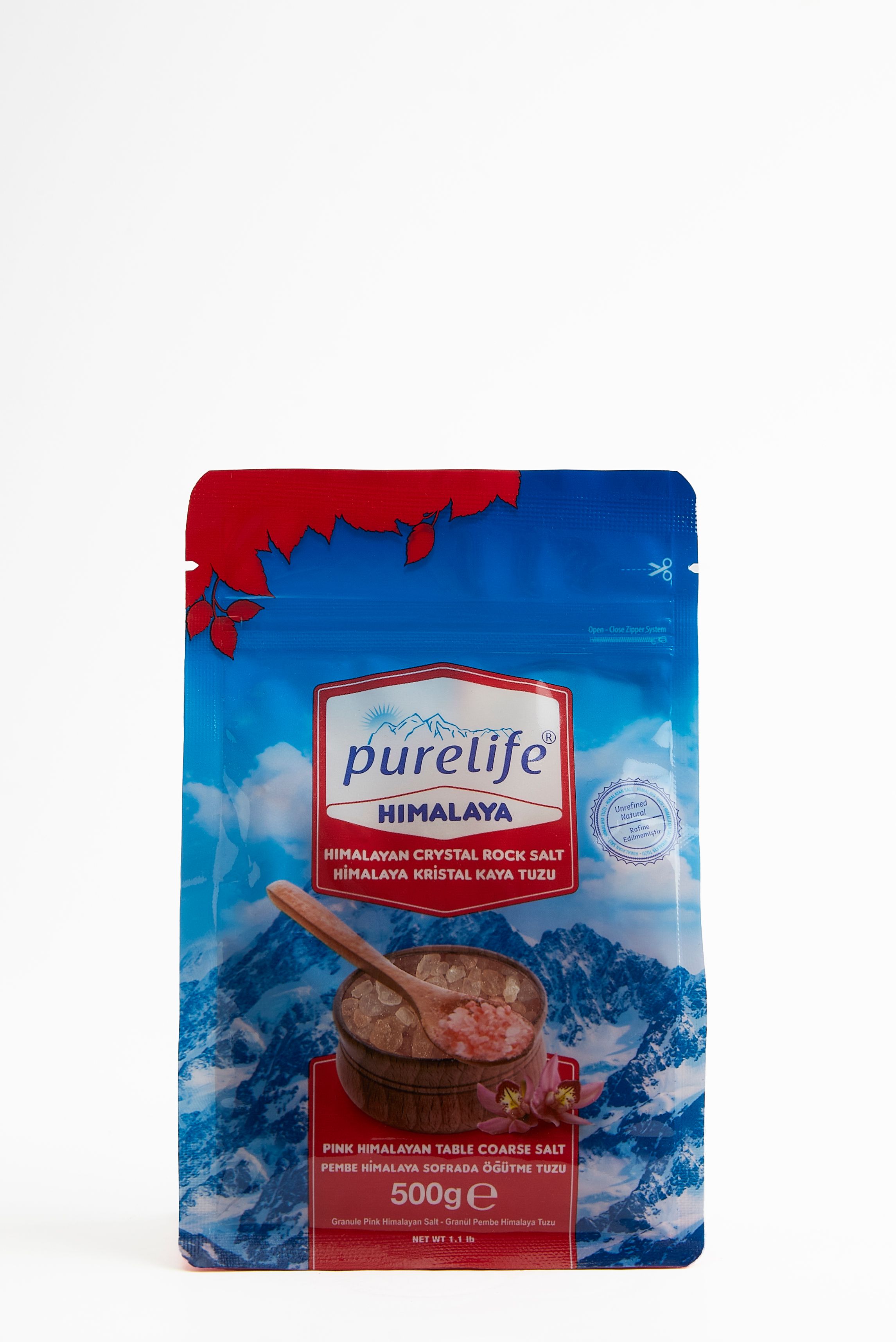 Purelife Himalaya Tuzu Granül Pembe 500g