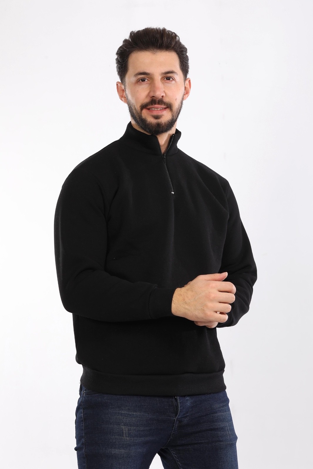Yarım Fermuarlı Sweat