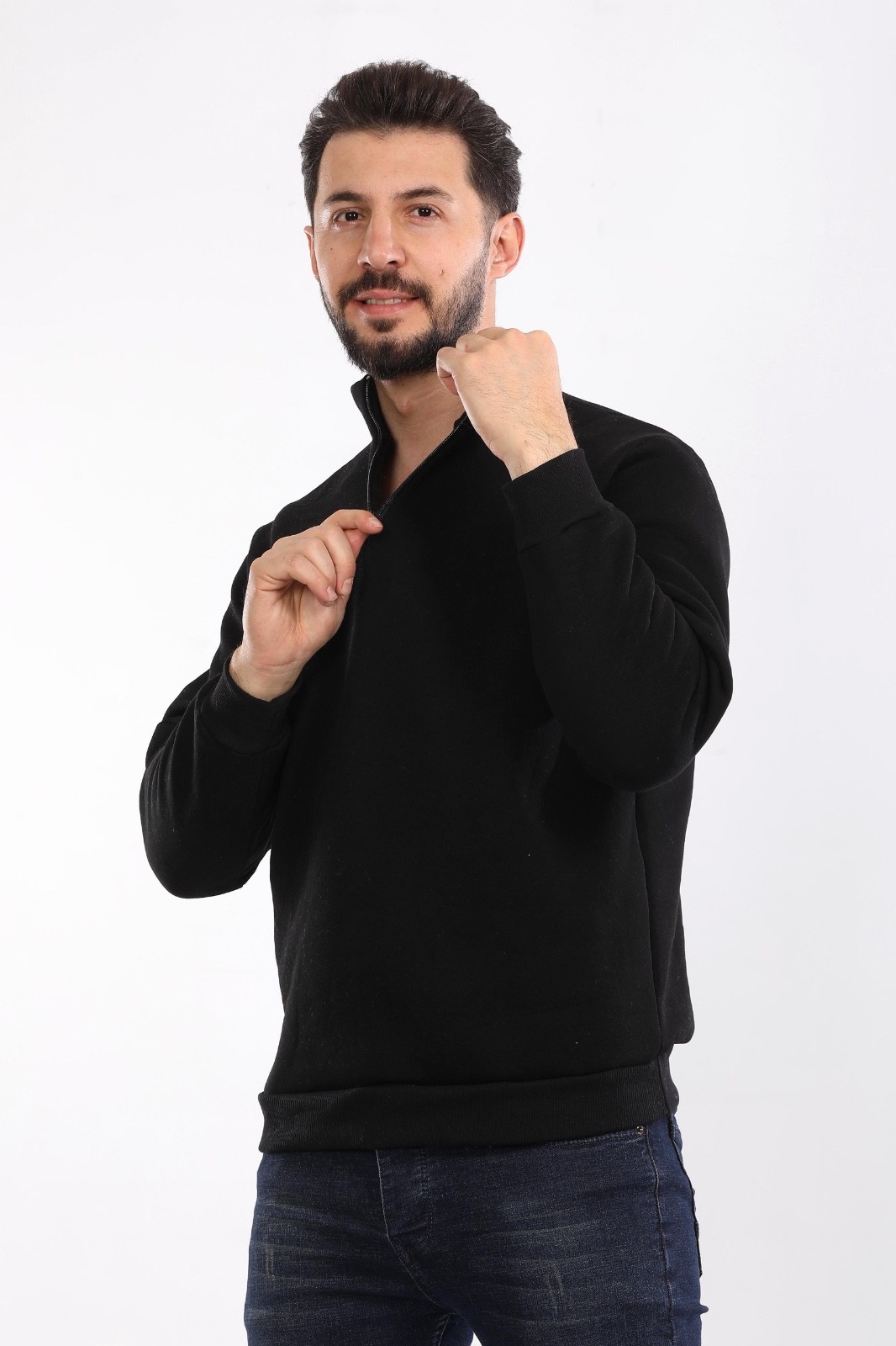 Yarım Fermuarlı Sweat