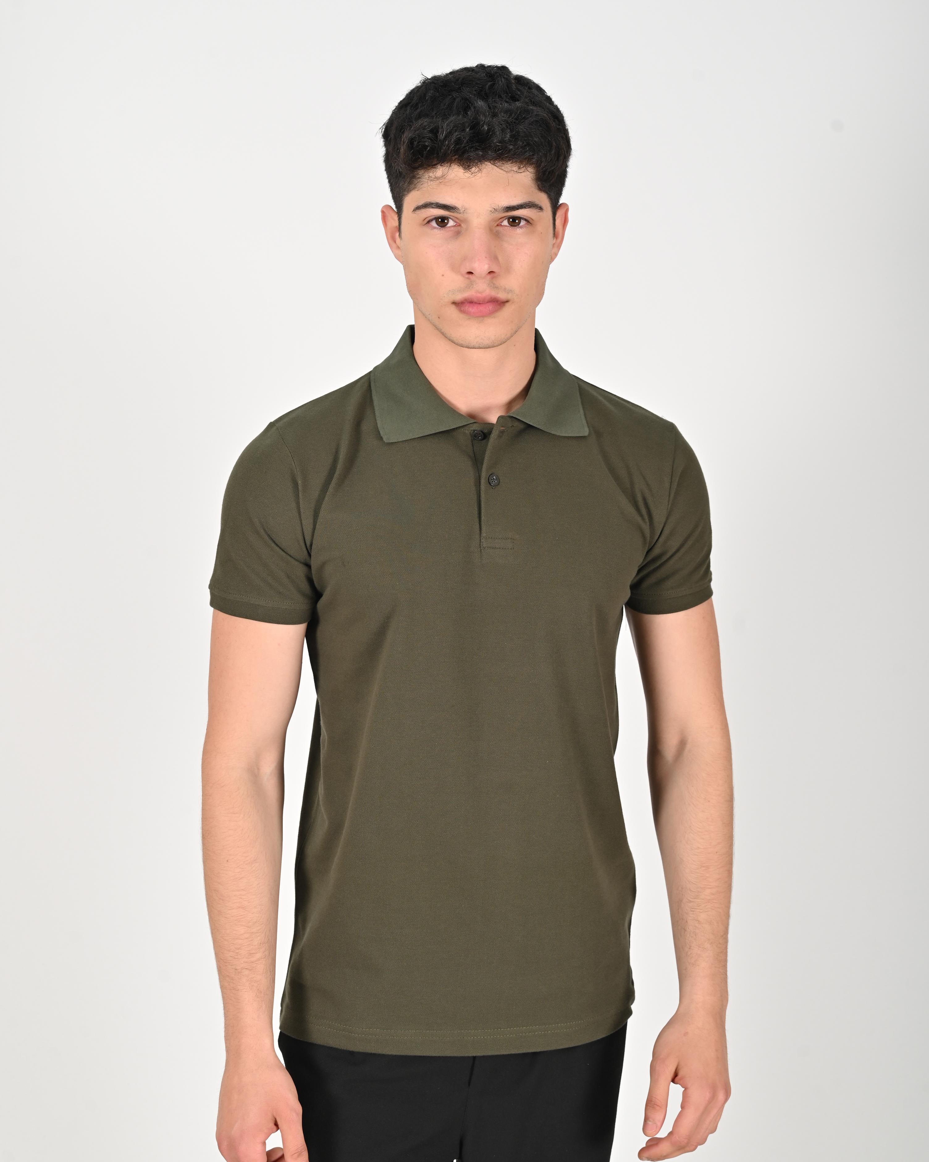 Polo Yaka Kısa Kollu Tişört