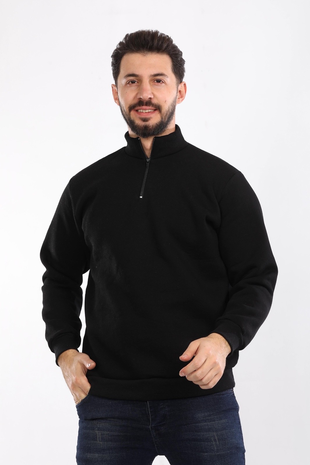 Yarım Fermuarlı Sweat