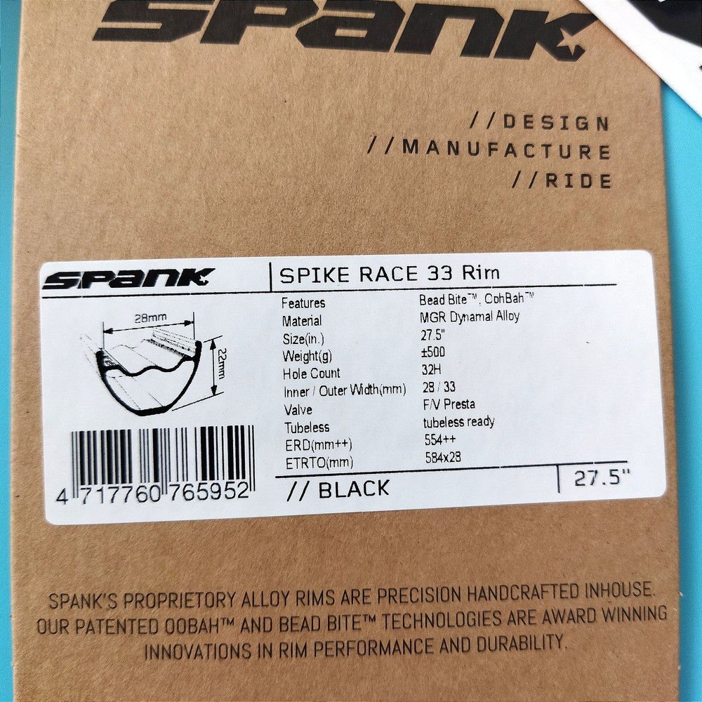 Spank Spike Race 33 27.5 32 Delik Jant Çemberi