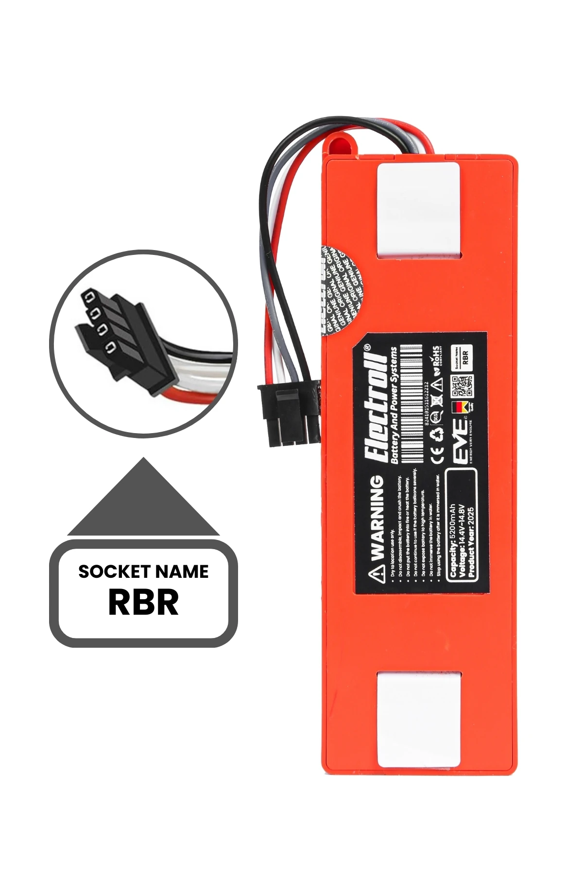 ROBOROCK QREVO PRO Uyumlu Batarya (Orjinal Kapasite) 5200MAH Pil Robot Süpürge Batarya Değişimi