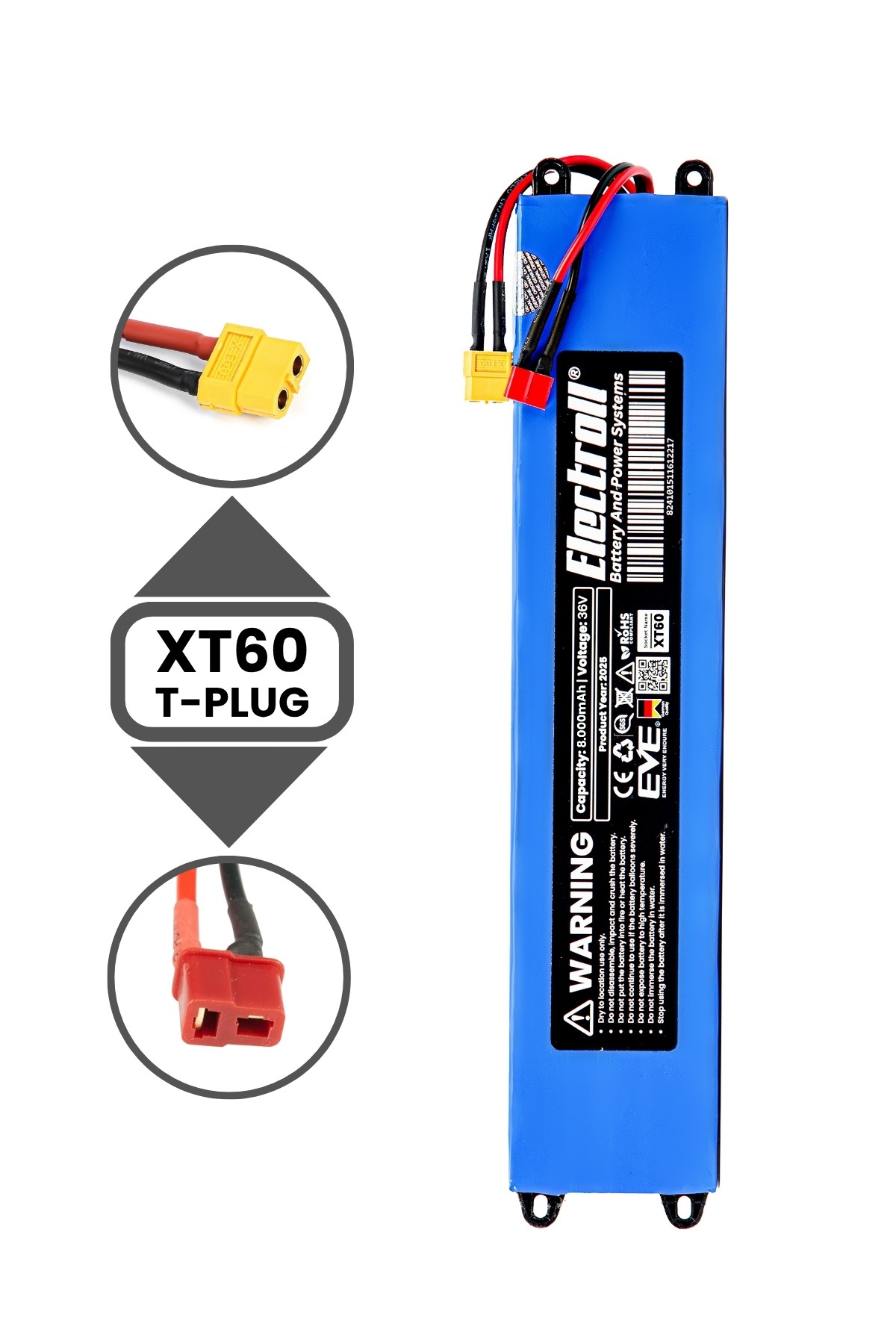 Onvo Ov-007 Uyumlu Batarya (ORJİNAL KAPASİTE) 36v 8000mah Pil Elektrikli Scooter Bataryası Değişimi