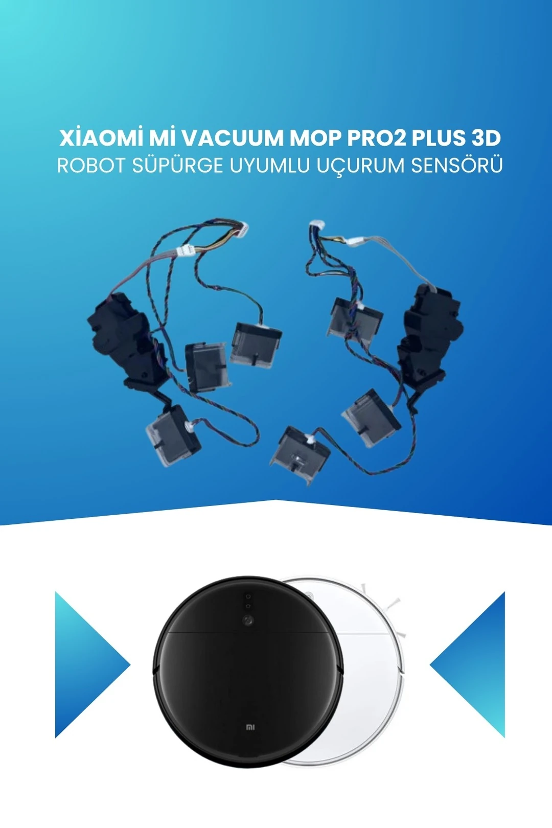Xiaomi Mi Vacuum Mop Pro2 Plus 3d Robot Süpürge Uyumlu Uçurum Sensörü