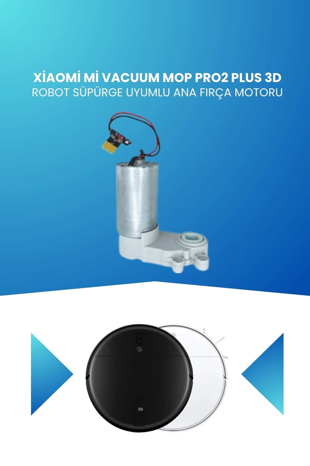 Xiaomi Mi Vacuum Mop Pro2 Plus 3d Robot Süpürge Uyumlu Ana Fırça Motoru