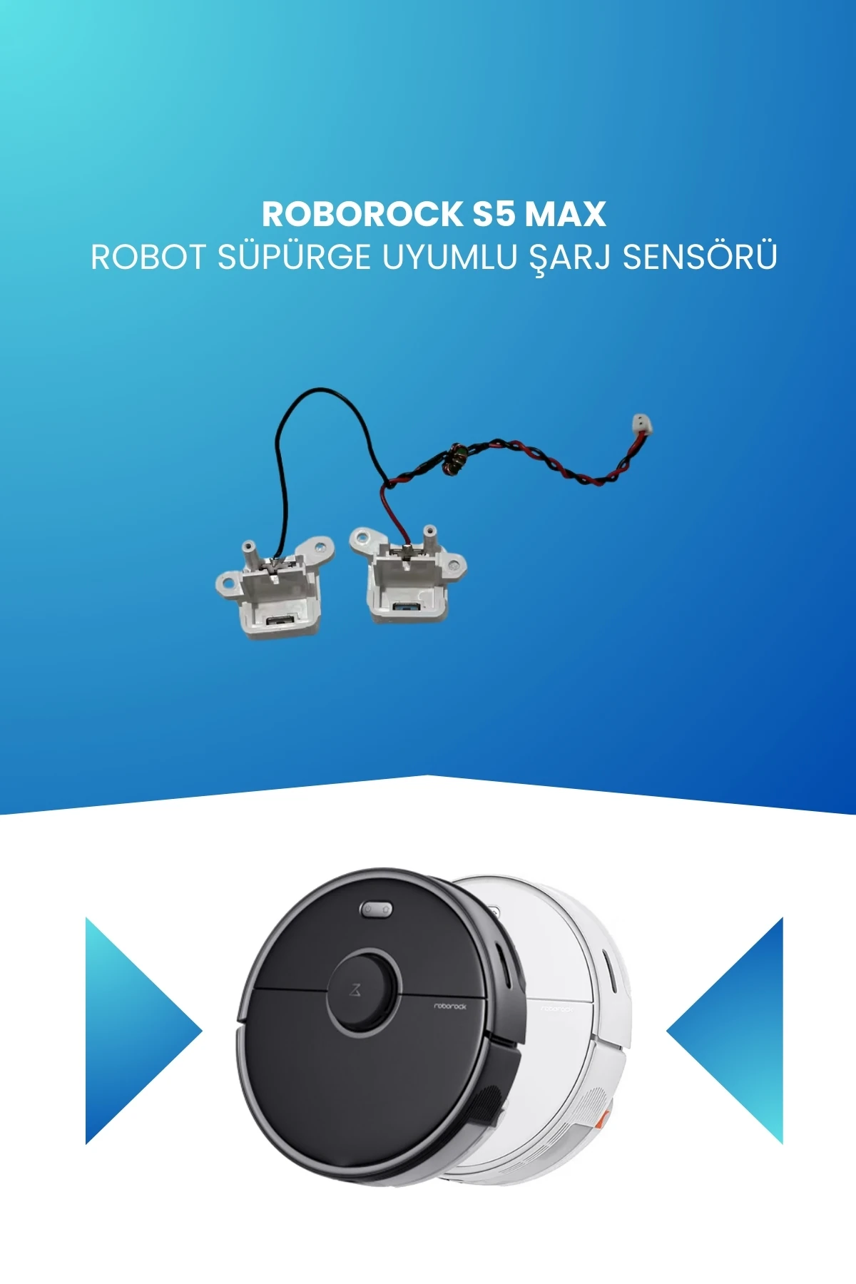 Roborock S5 Max Robot Süpürge Uyumlu Şarj Sensörü