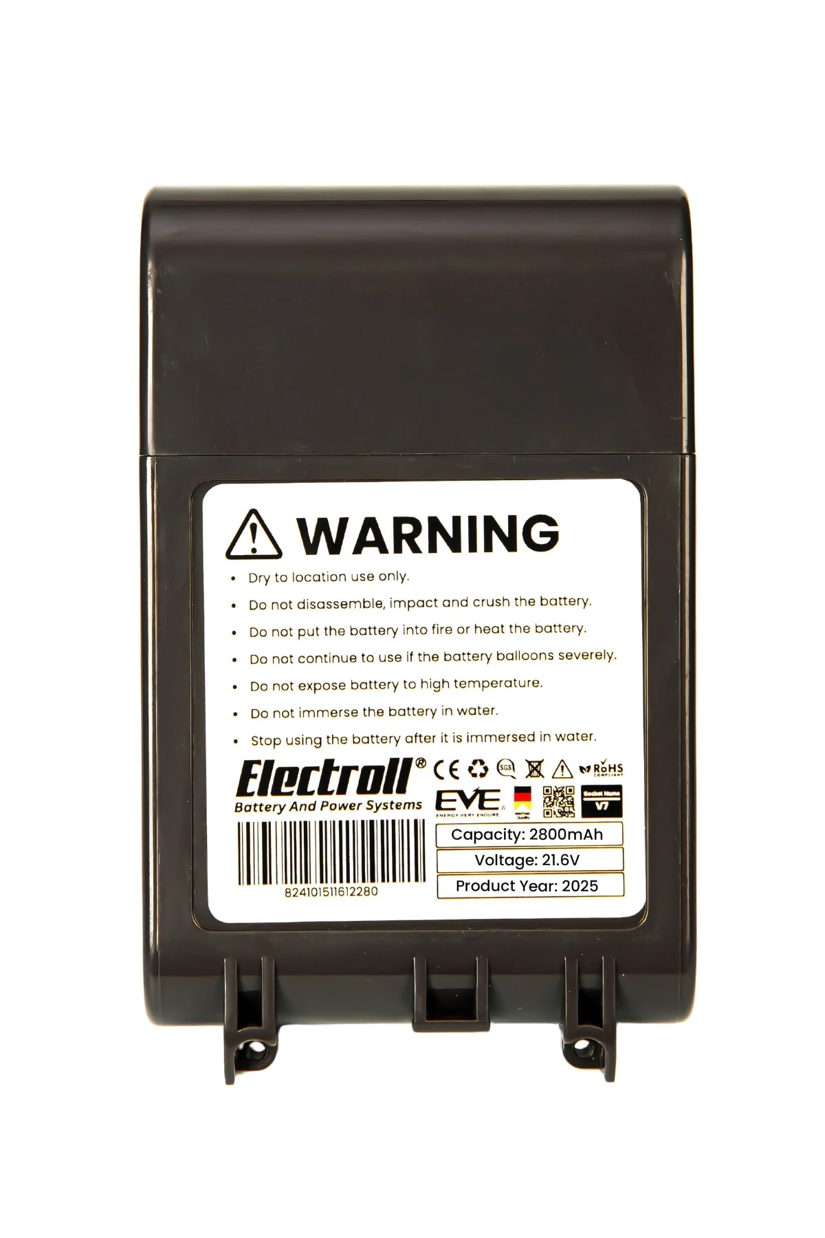 Dyson V7 Uyumlu Batarya SV11 (YÜKSEK KAPASİTE) 21.6 V 2800mah Dikey Süpürge Bataryası