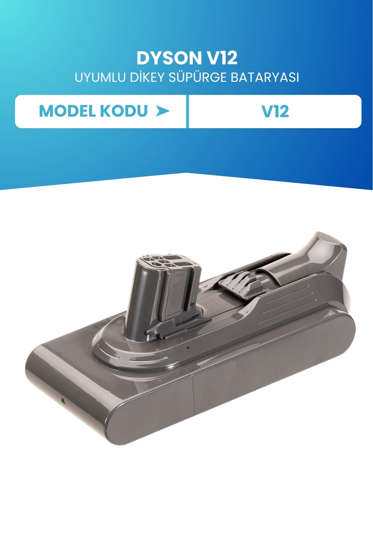 Dyson V12 Uyumlu Batarya (STANDART KAPASİTE) 21.6 V 2500mah Dikey Süpürge Bataryası Tamir, Revizyon ve Pil Yenileme