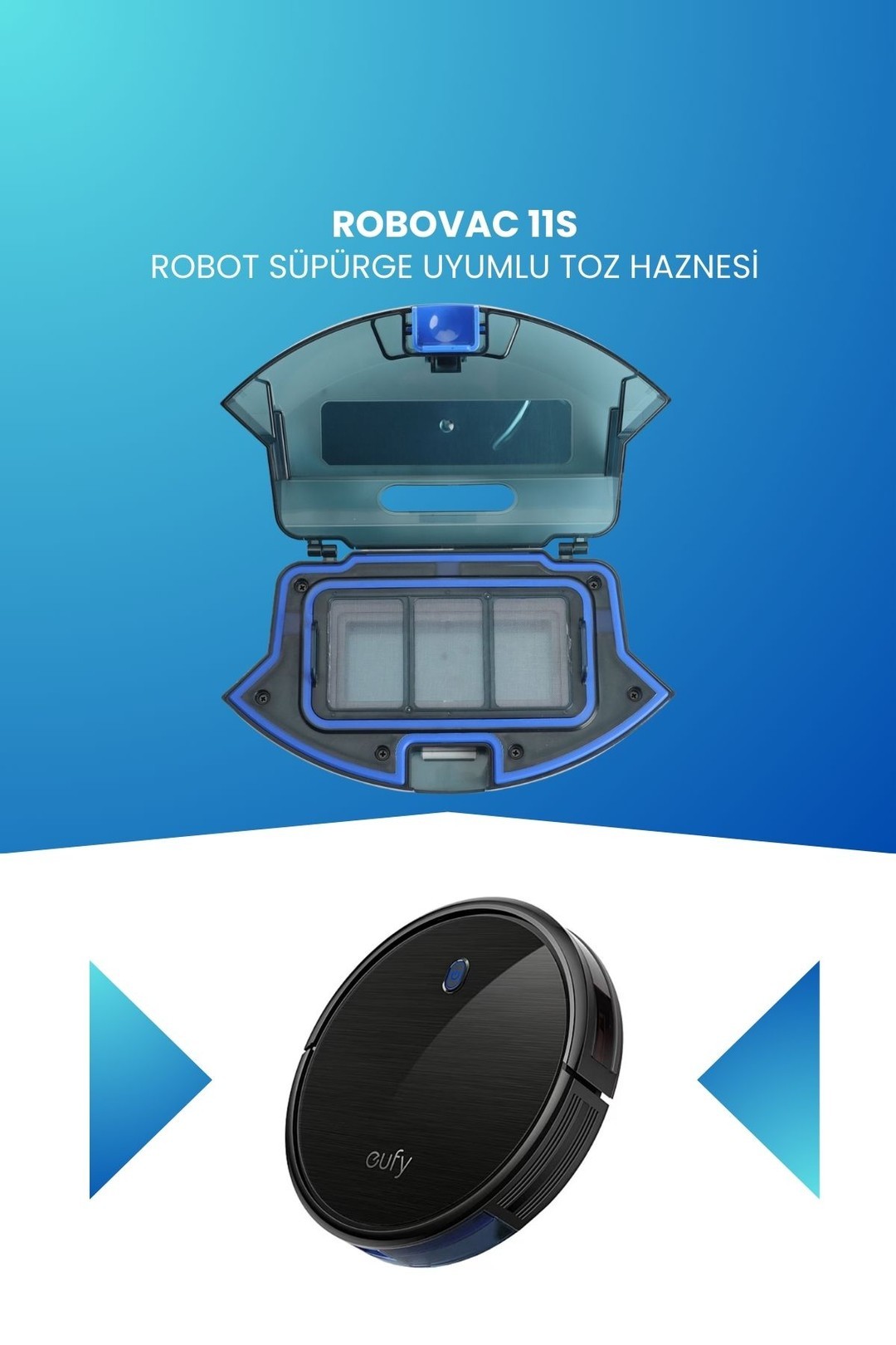 Robovac 11S Robot Süpürge Uyumlu Toz Haznesi T2108