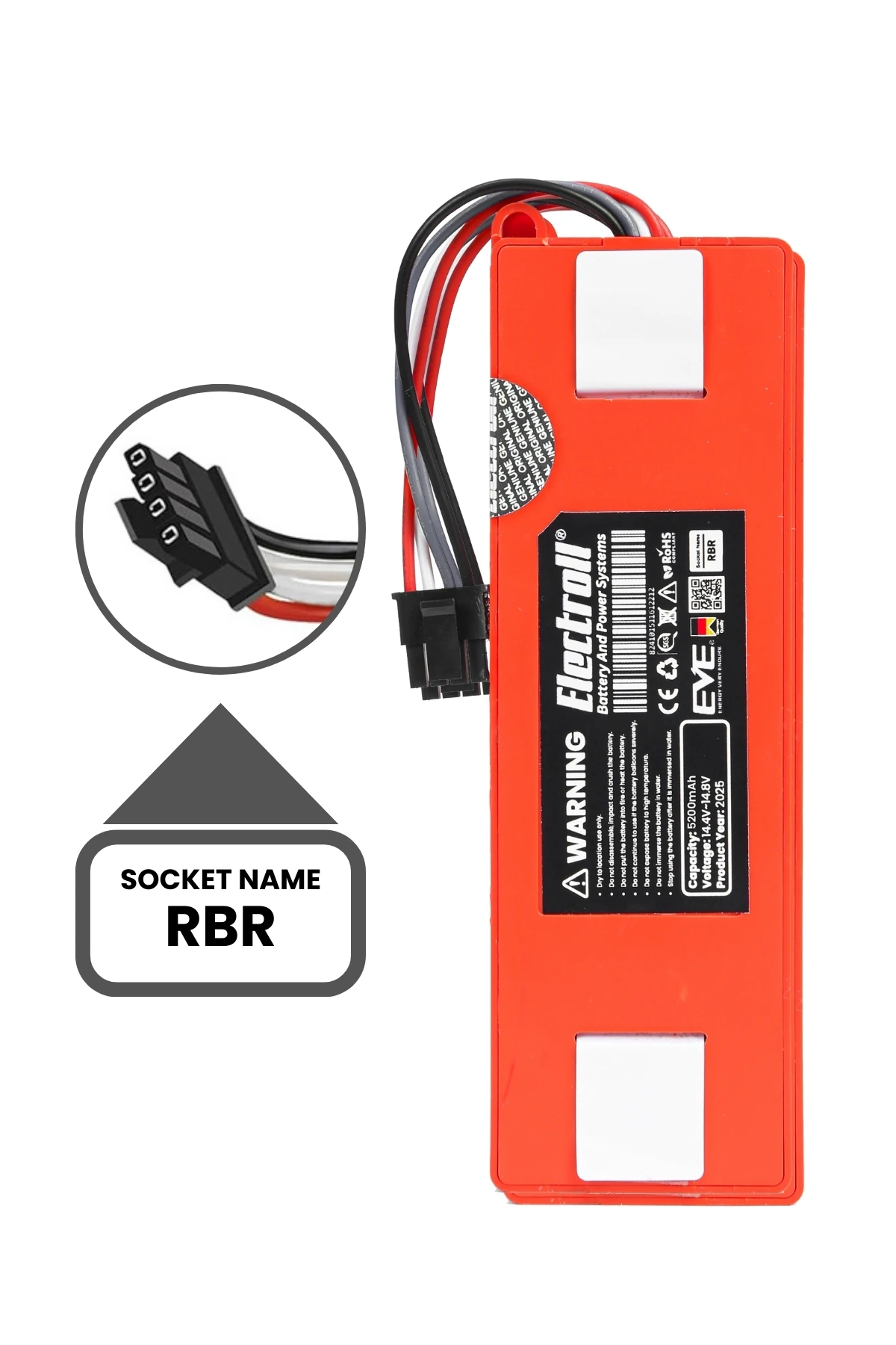 Xiaomi Sdjqr03rr Uyumlu Batarya (ORJİNAL KAPASİTE) 5200mah Kutulu Robot Süpürge Pil Değişimi