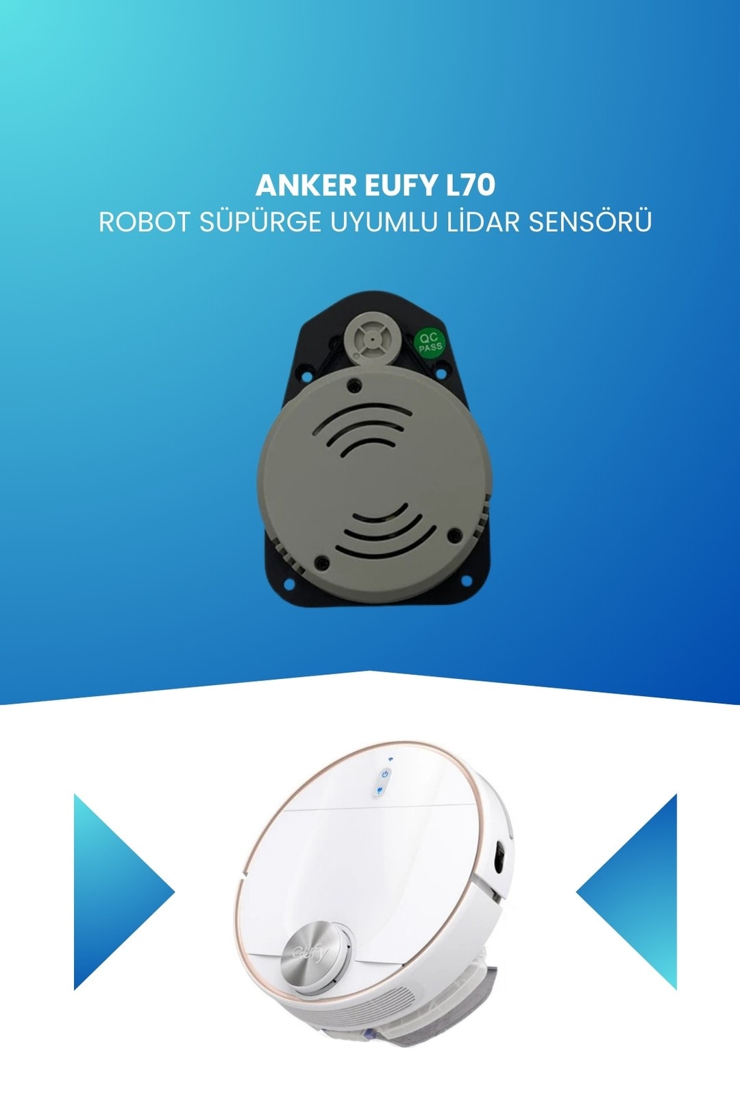 Anker Eufy L70 Robot Süpürge Uyumlu Lidar Sensörü T2190