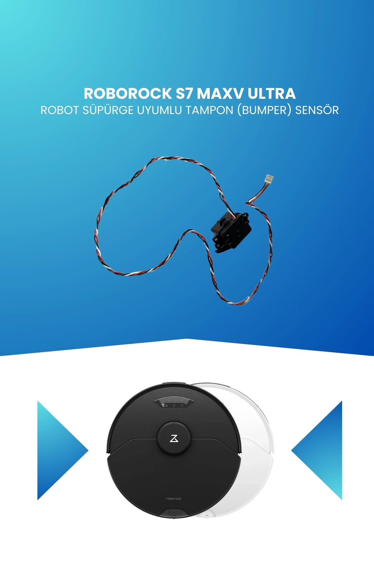 Roborock S7 MaxV Ultra Robot Süpürge Uyumlu Tampon (Bumper) Sensör