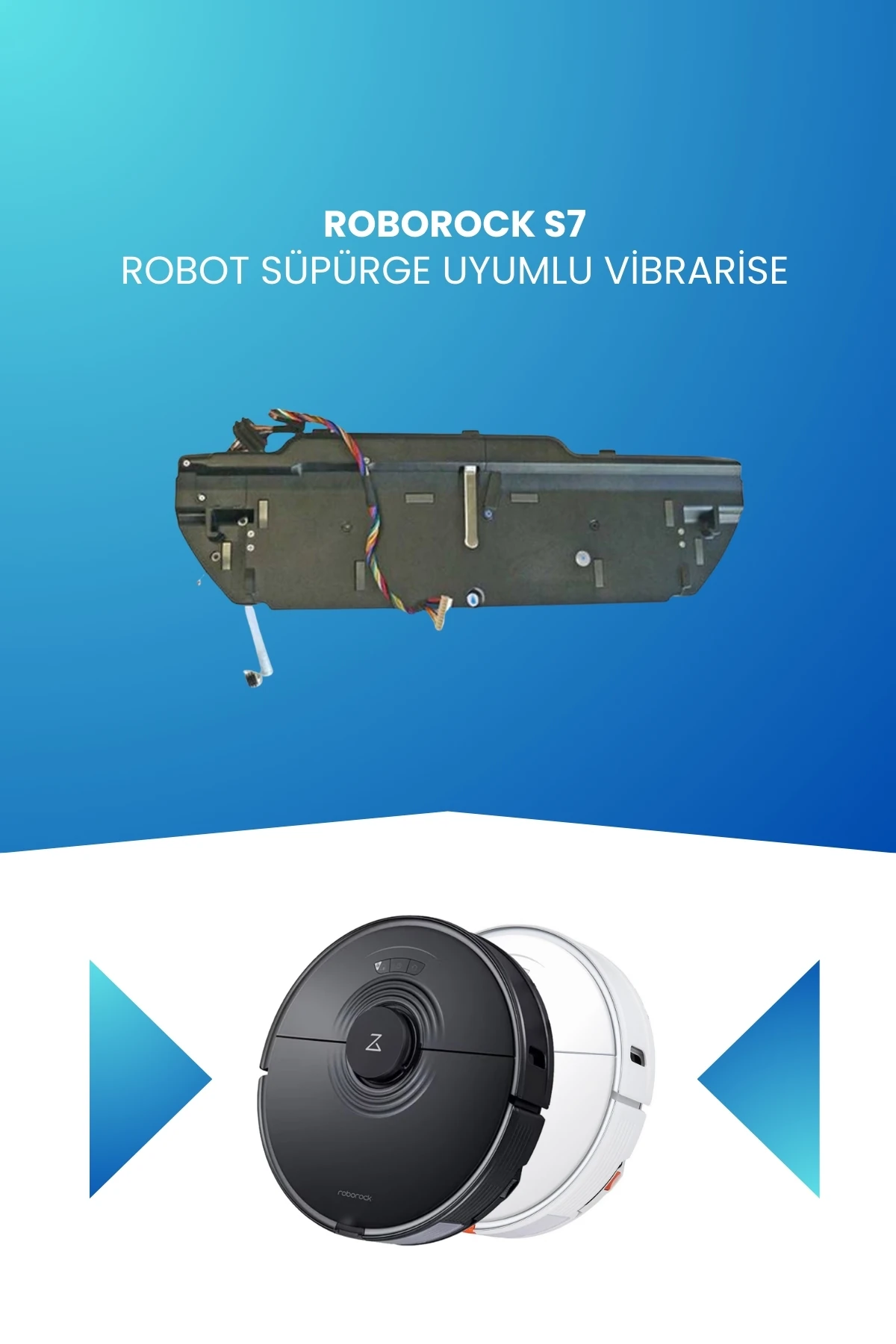 Roborock S7 Robot Süpürge Uyumlu Vibrarise