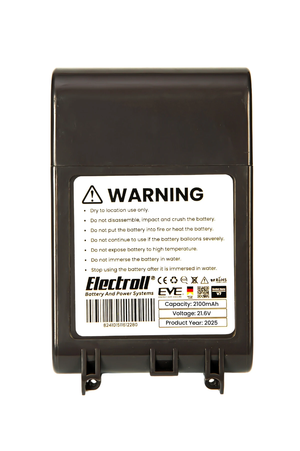 Dyson V7 Car+Boat Uyumlu Batarya (STANDART KAPASİTE) 21.6 V 2100mah Dikey Süpürge Bataryası