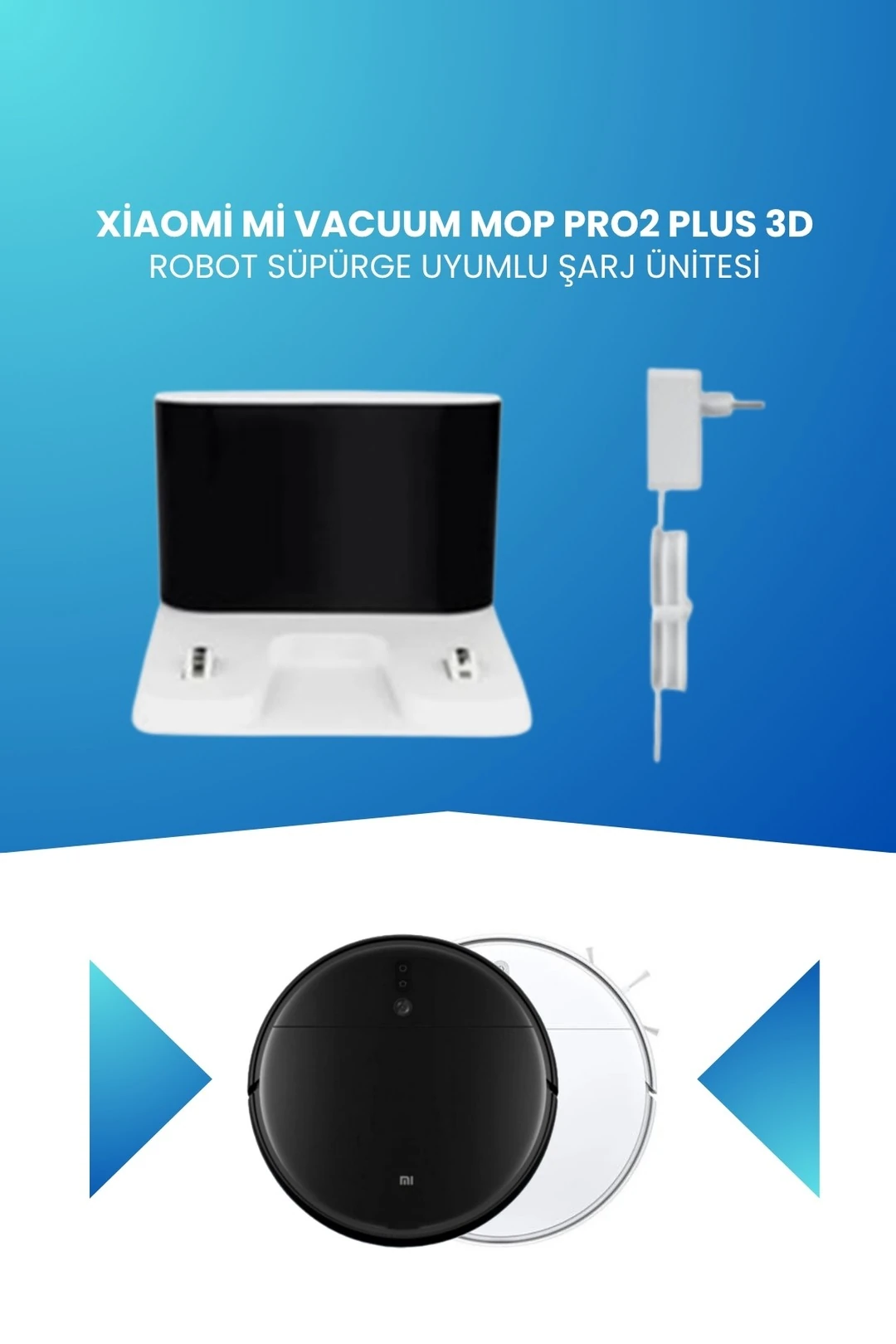 Xiaomi Mi Vacuum Mop Pro2 Plus 3d Robot Süpürge Uyumlu Şarj Ünitesi