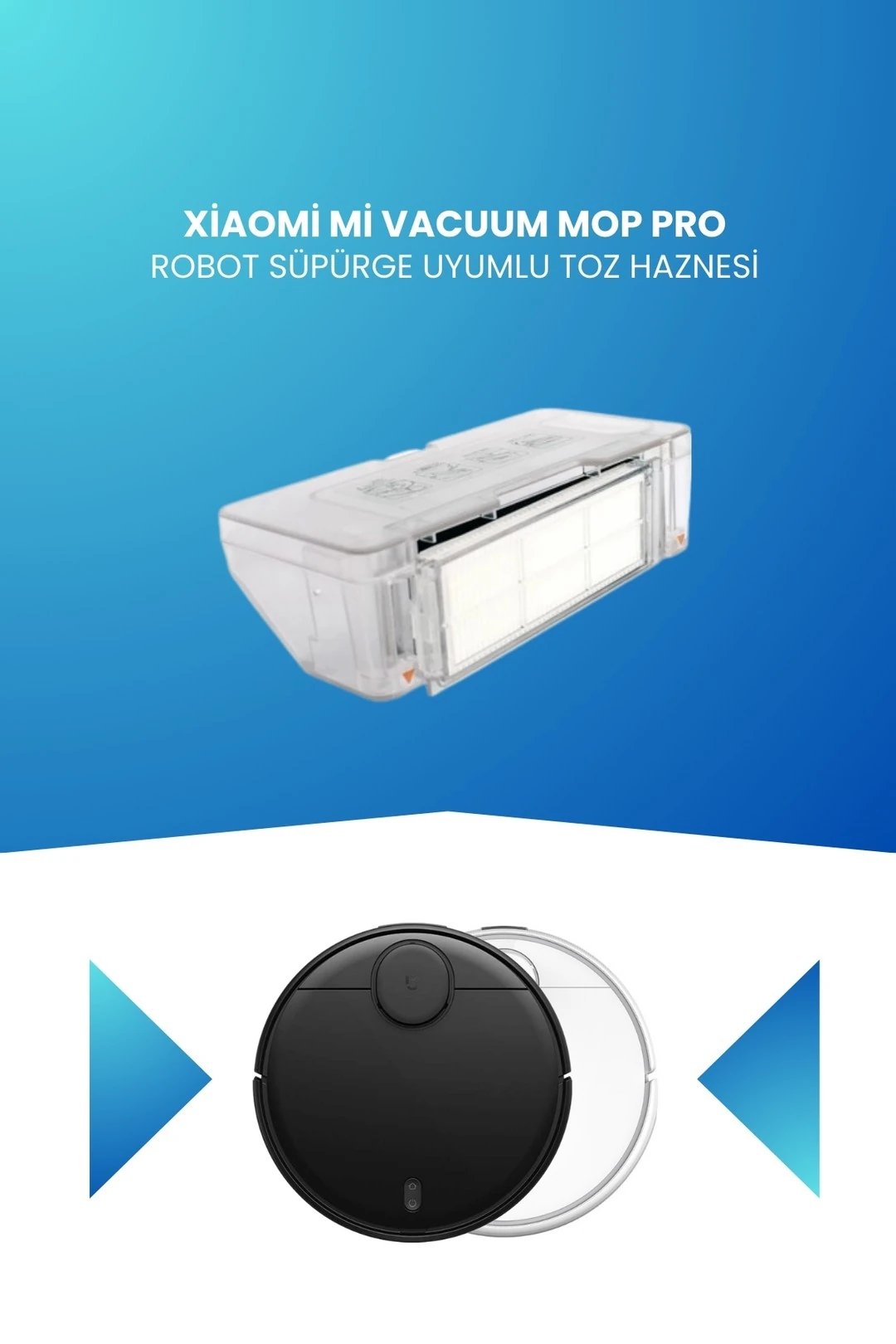 Xiaomi Mi Vacuum Mop Pro Robot Süpürge Uyumlu Toz Haznesi STYTJ02YM