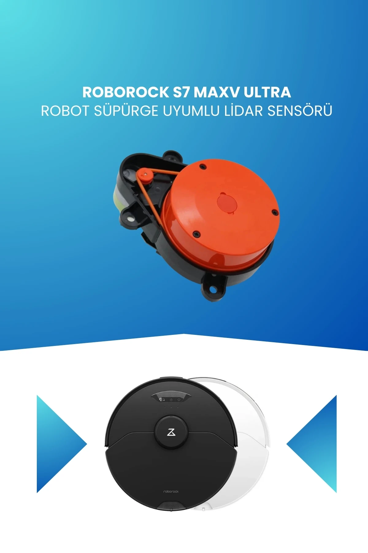 Roborock S7 MaxV Ultra Robot Süpürge Uyumlu Lidar Sensörü