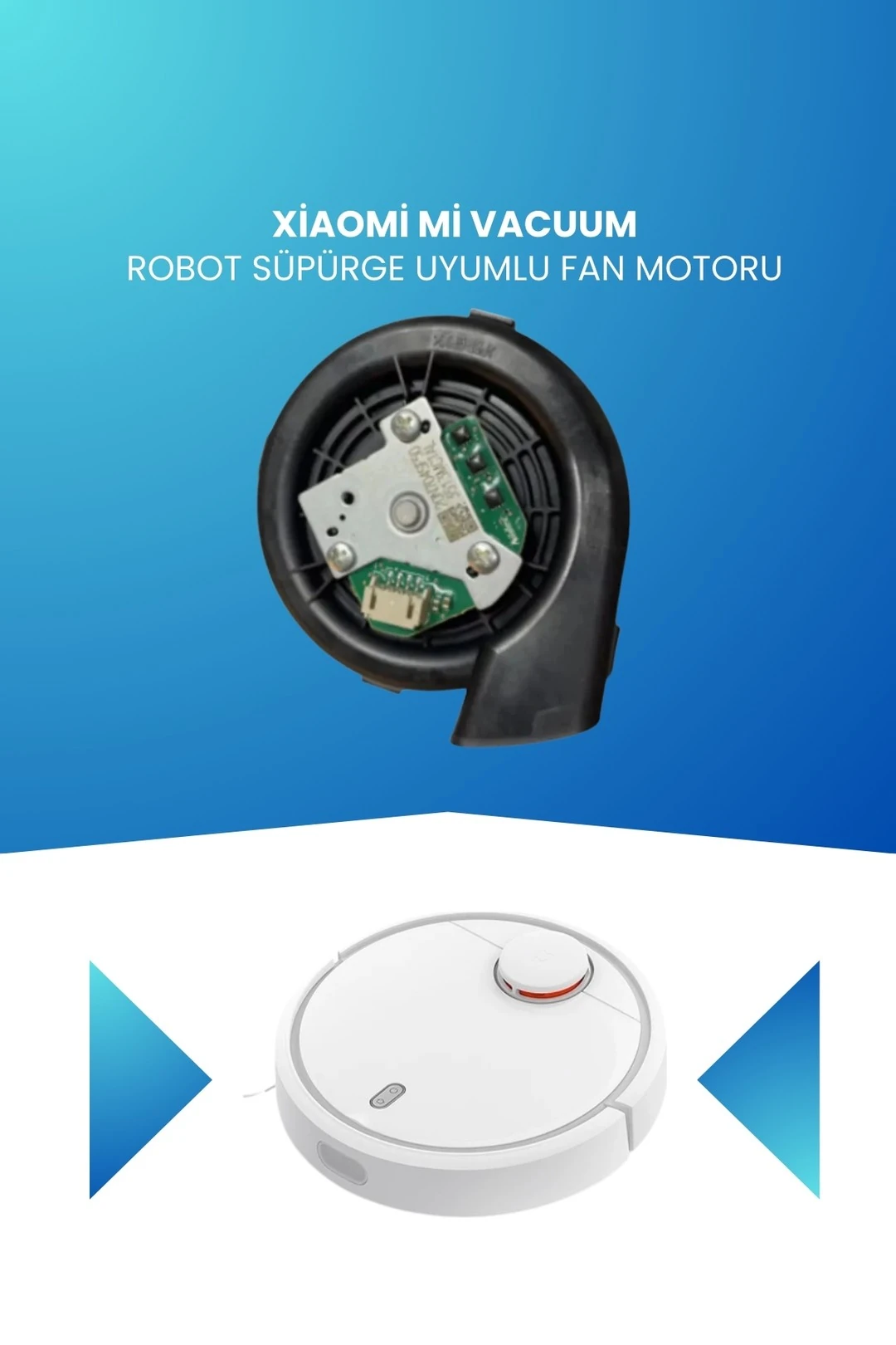 Xiaomi Mi Vacuum Robot Süpürge Uyumlu Fan Motoru