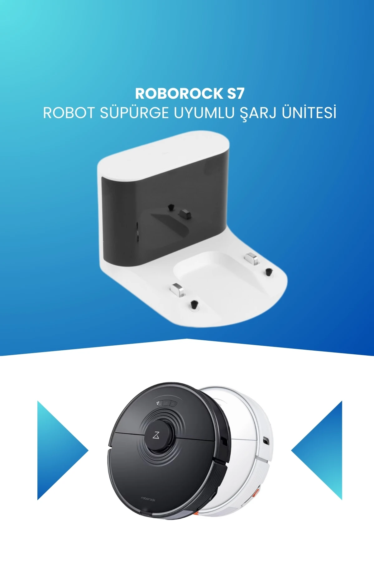 Roborock S7 Robot Süpürge Uyumlu Şarj Ünitesi