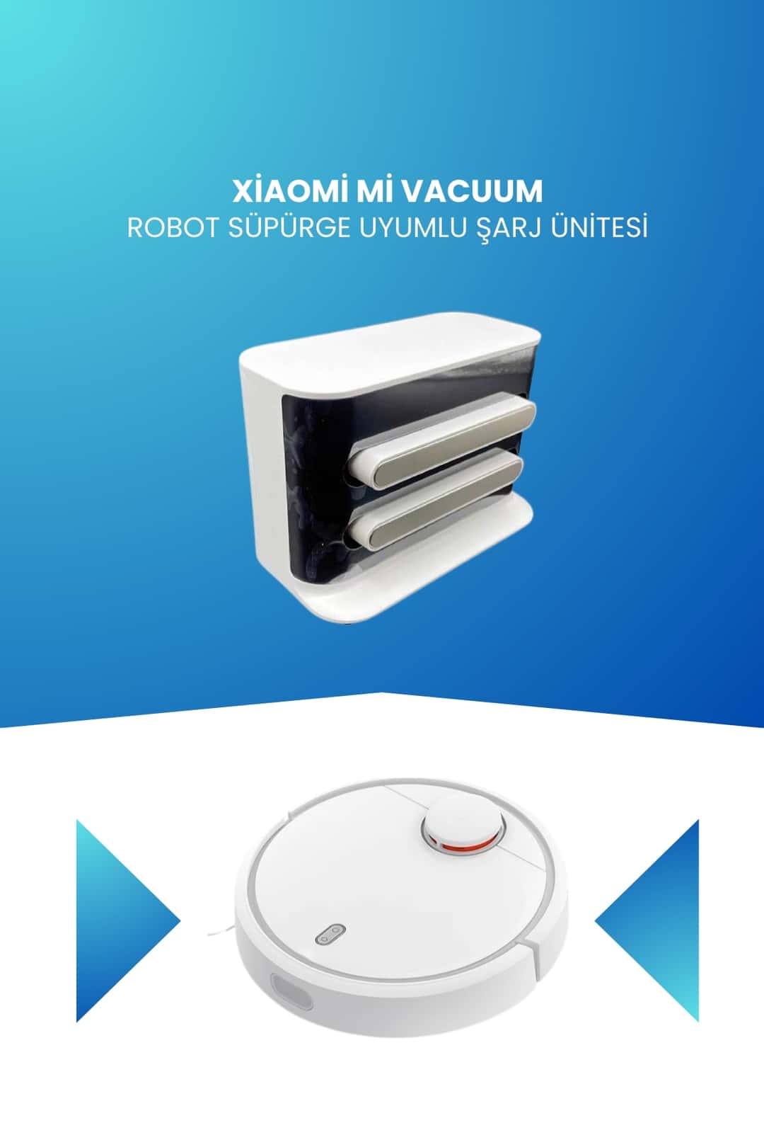 Xiaomi Mi Vacuum Robot Süpürge Uyumlu Şarj Ünitesi