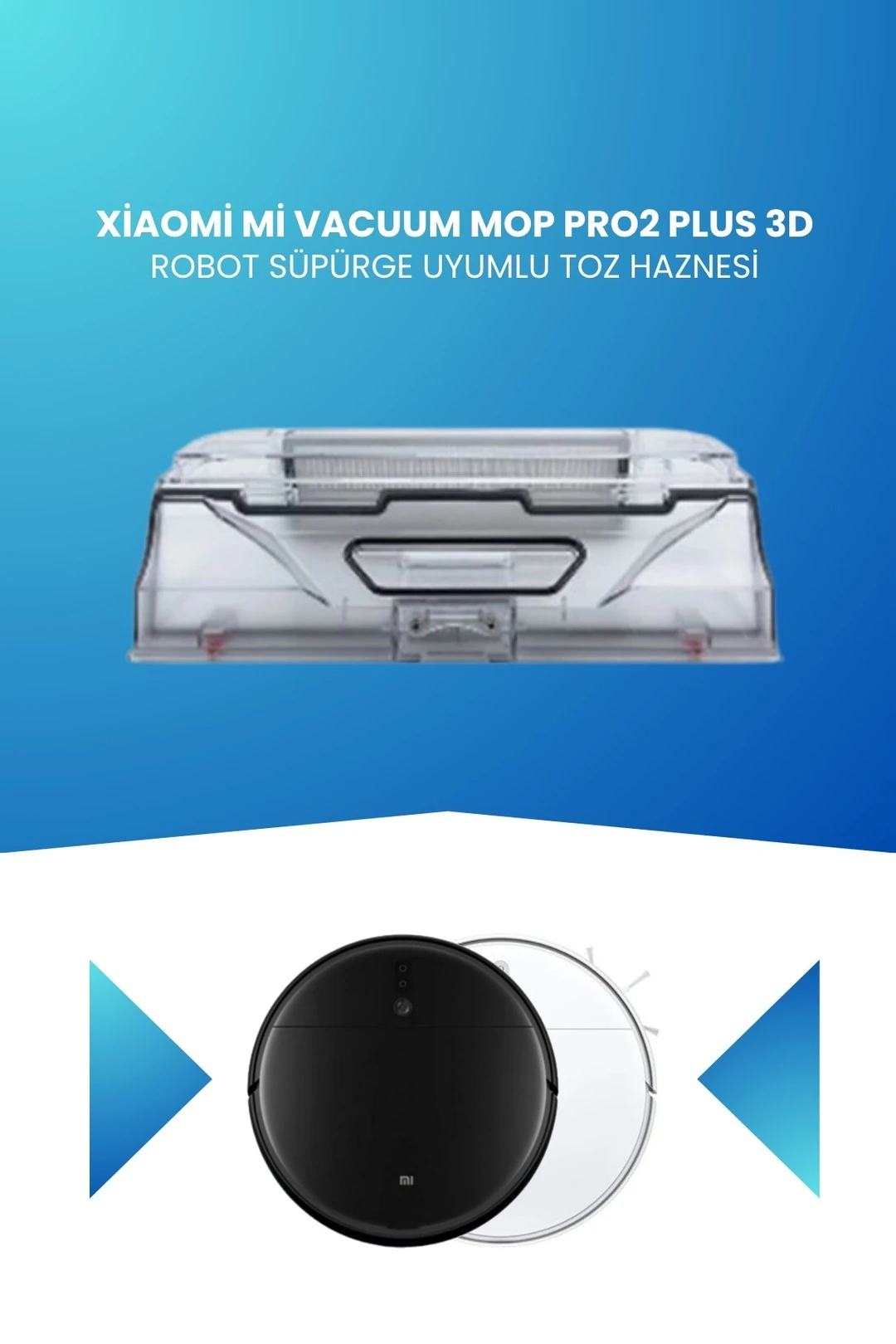 Xiaomi Mi Vacuum Mop Pro2 Plus 3d Robot Süpürge Uyumlu Toz Haznesi