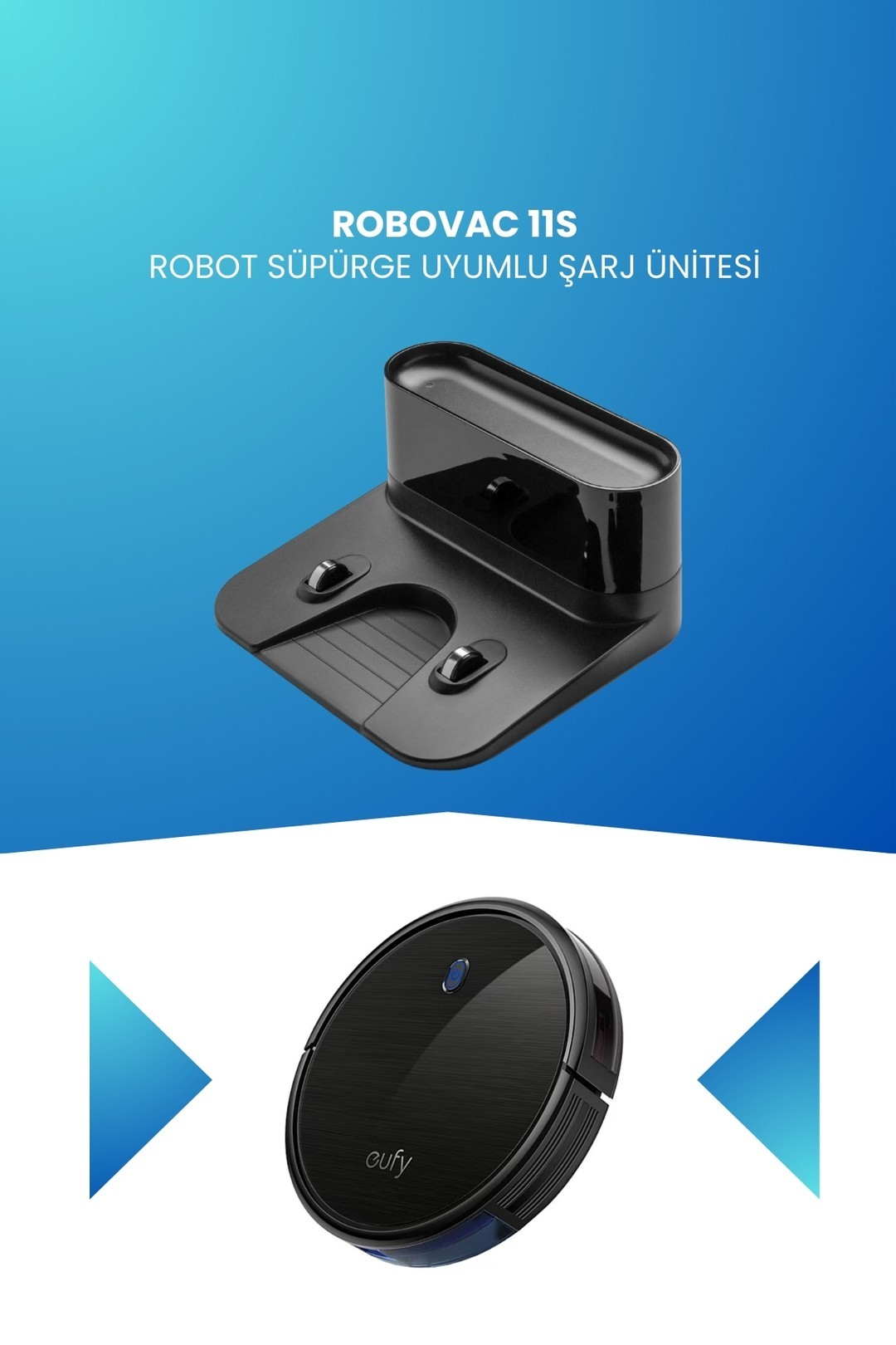 Robovac 11S Robot Süpürge Uyumlu Şarj Ünitesi T2108