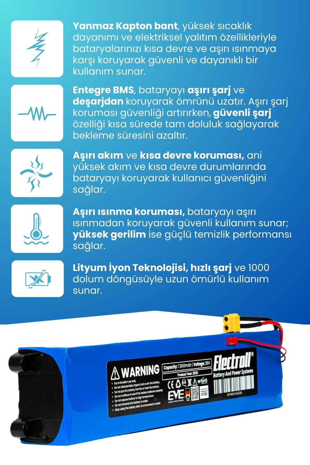 Citymate Plus 350 Batarya (ORJİNAL KAPASİTE) 7800mAh Elektrikli Scooter Bataryası Değişimi