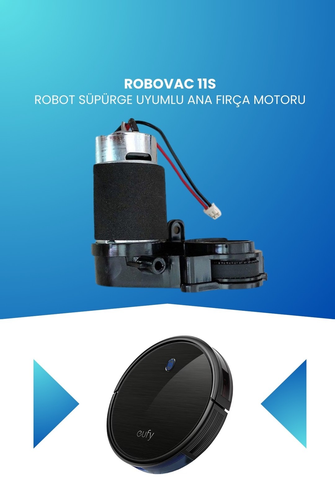 Robovac 11S Robot Süpürge Uyumlu Ana Fırça Motoru T2108