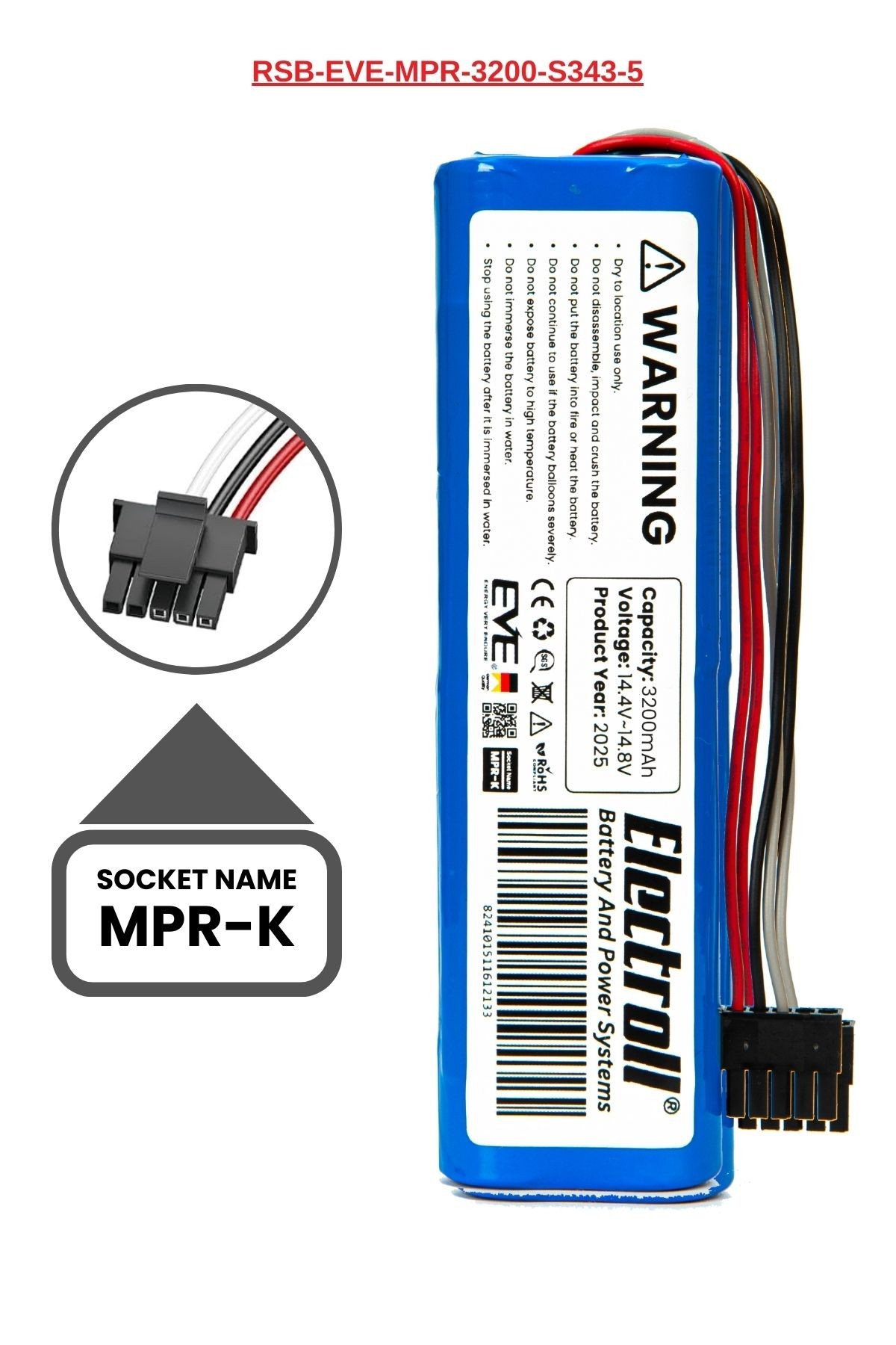 Yunmi Mvvc01-g Uyumlu Batarya (ULTRA YÜKSEK KAPASİTE) 3200mah Pil Robot Süpürge Bataryası Değişimi