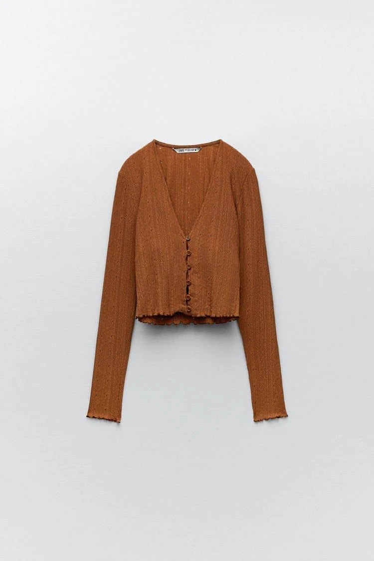 Orj Marka Zr Toffee Düğmeli Hırka 