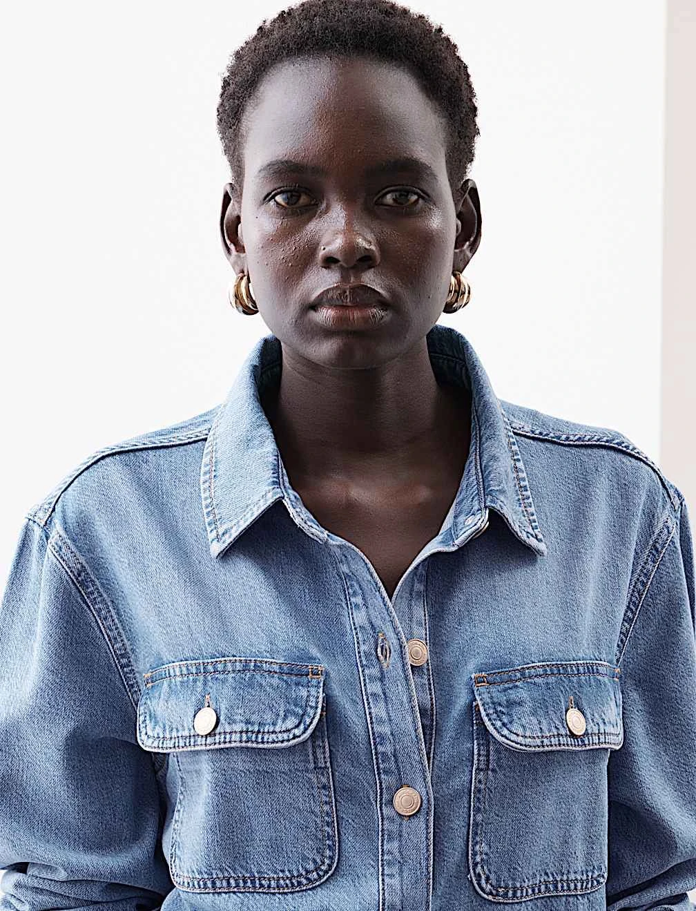 Orj Marka Denim Gömlek