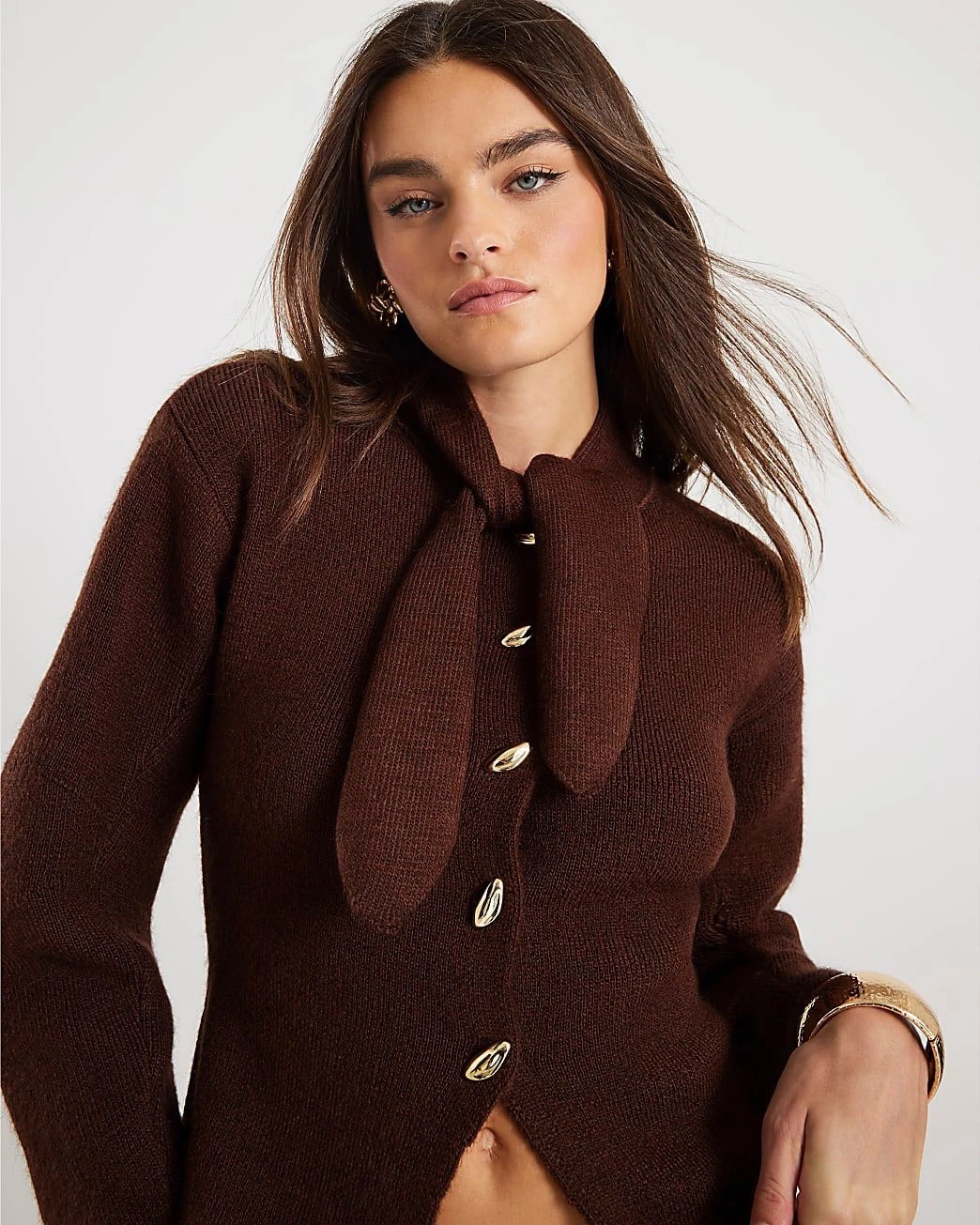 Orj Marka Fular Detaylı Premium Triko