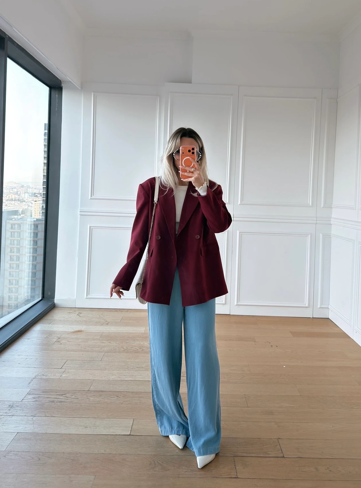 Orj Marka Ms Bordo Blazer Ceket