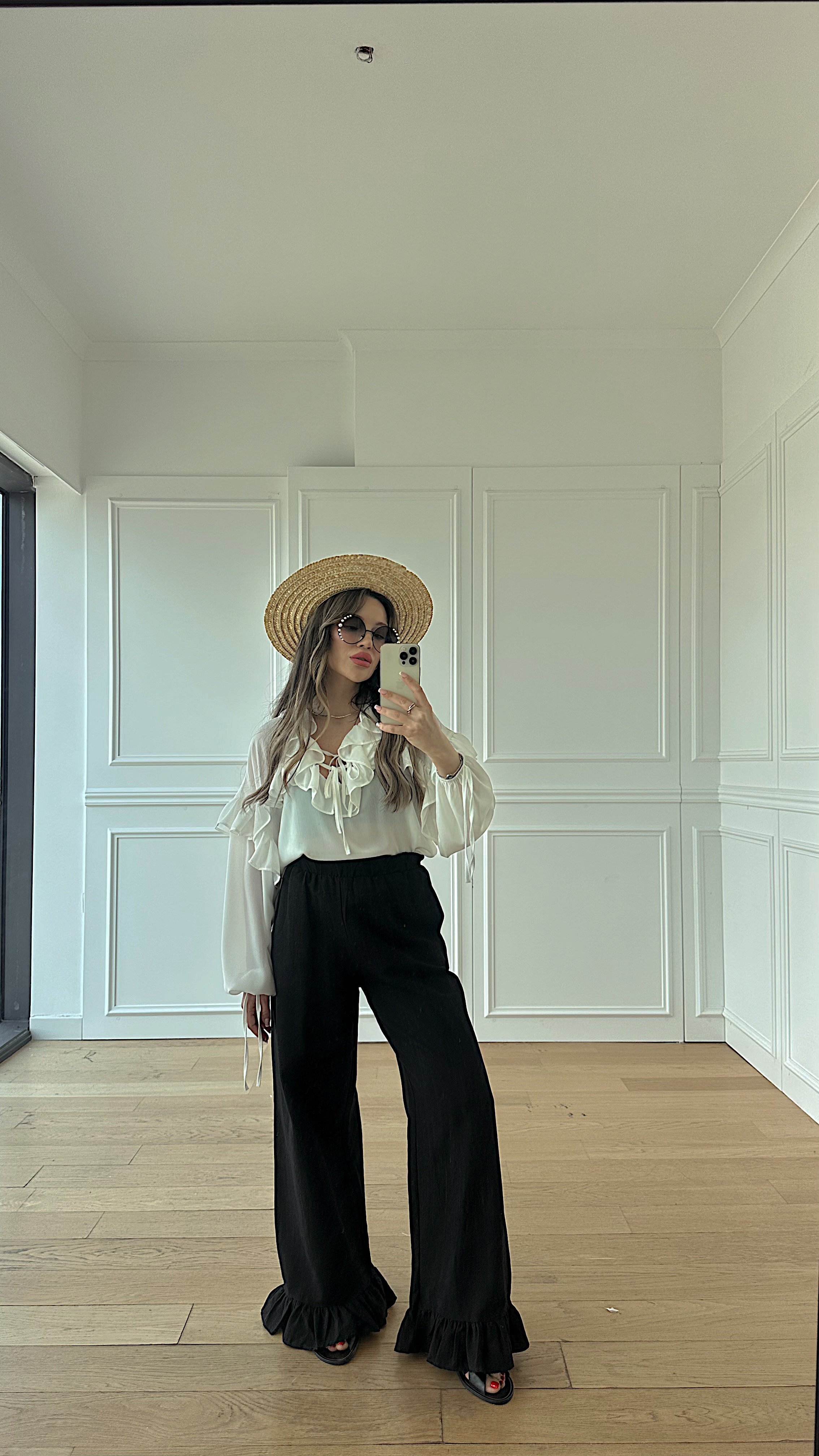Pinterest Pantolon - Siyah 