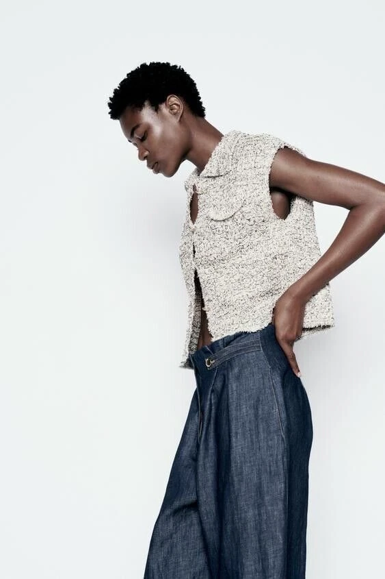 Orj Marka Zr Kırçıllı Bej Yelek