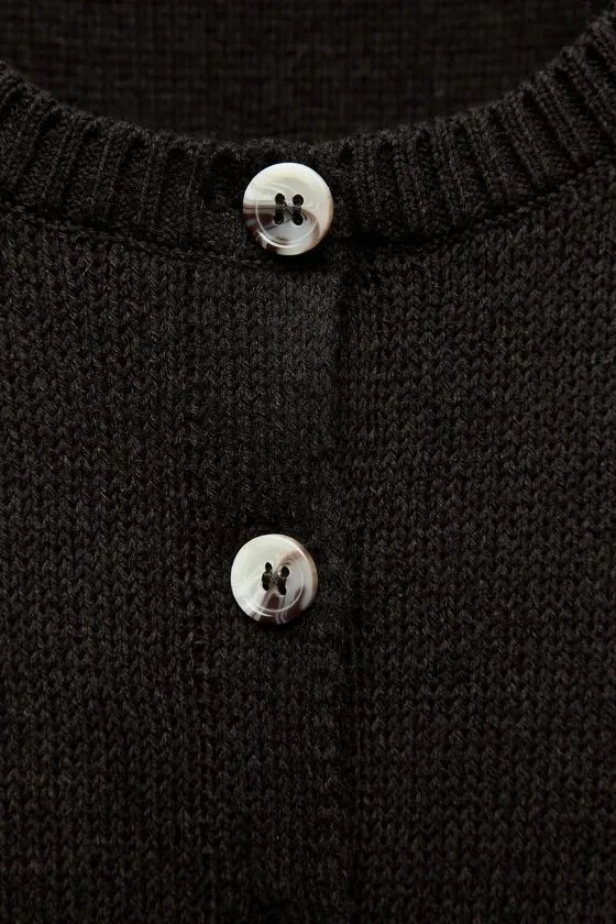 Orj Zara Premium Siyah Hırka