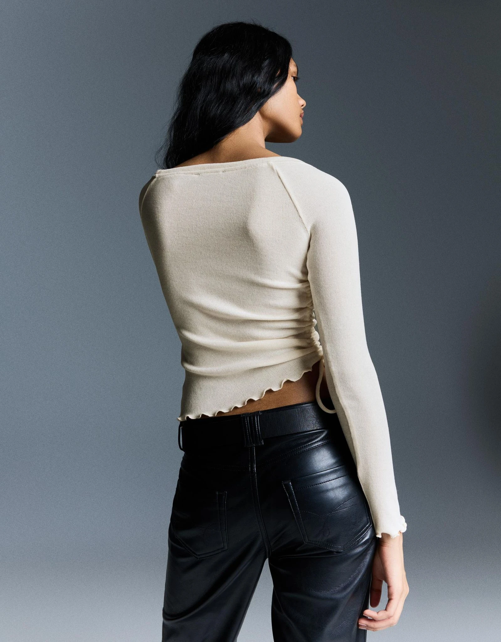 Orj Marka Brsk Büzgülü Bluz - Ekru