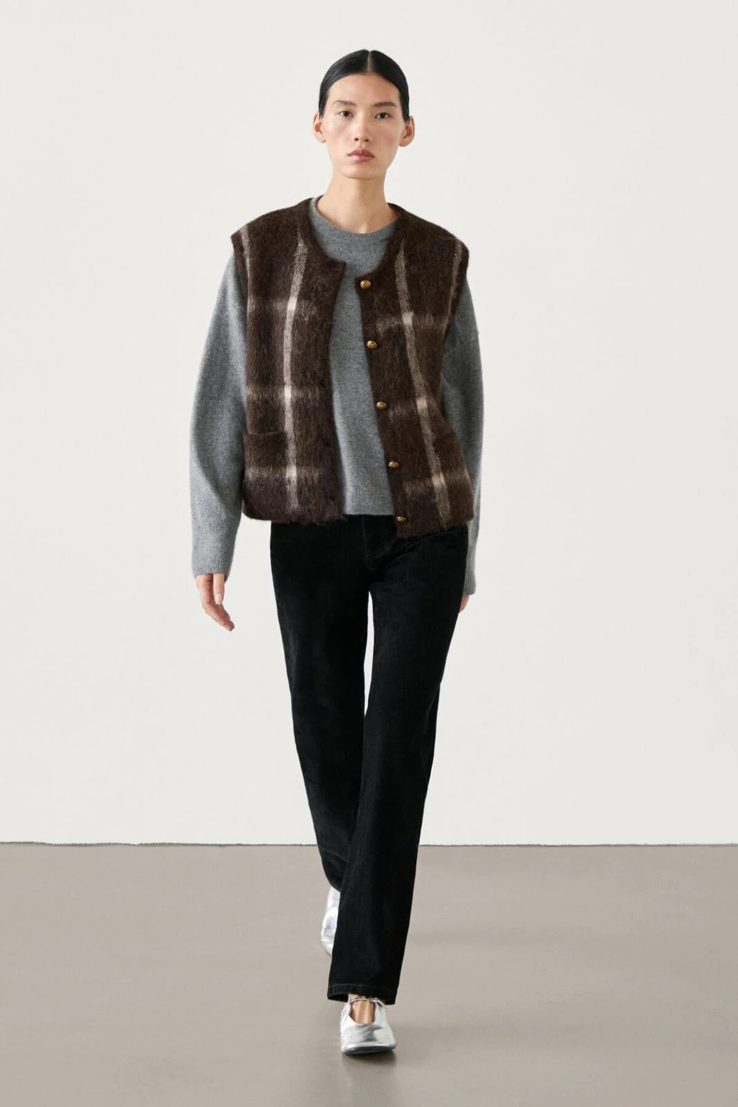 Orj Marka Massi D Yün Karışımlı Yelek