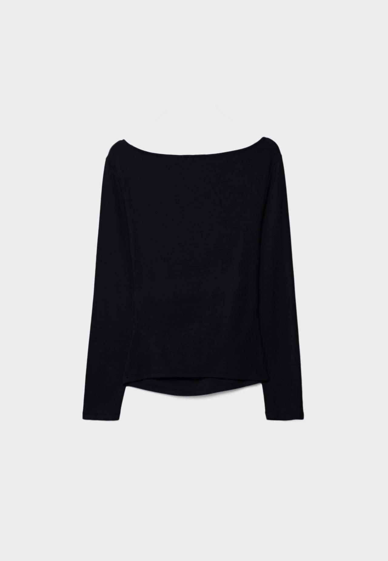 Orj Marka Strdi Drapeli Uzun Kollu Bluz - Siyah