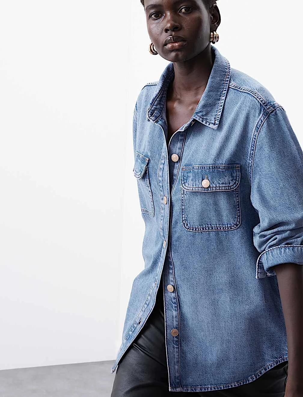 Orj Marka Denim Gömlek