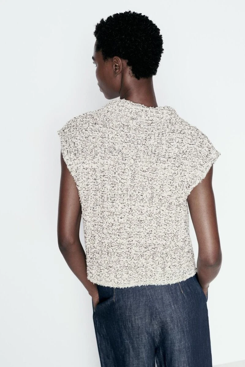 Orj Marka Zr Kırçıllı Bej Yelek